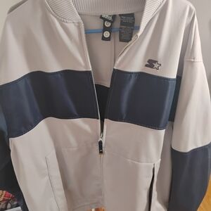 Starter Men's Gray and Blue Jacket